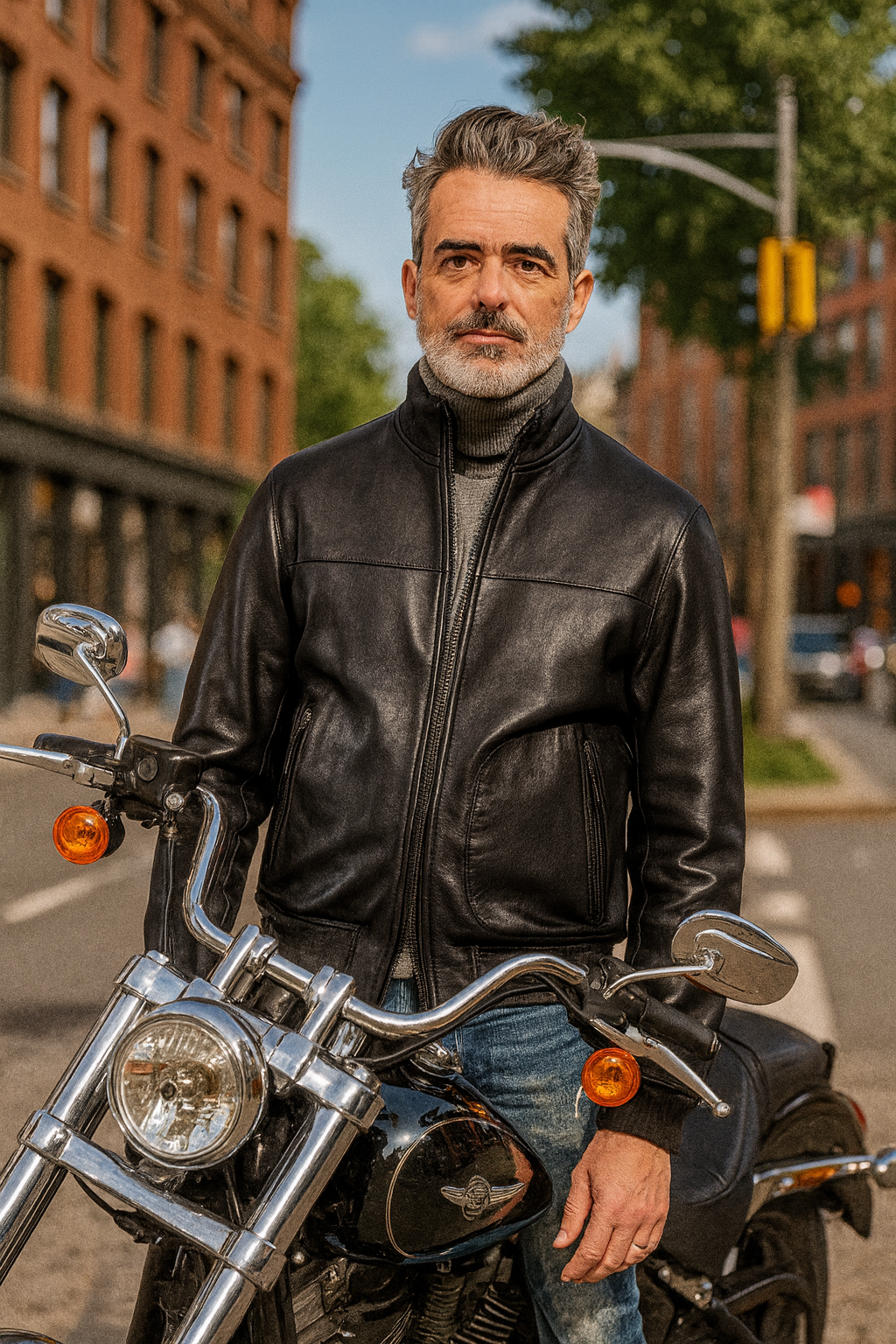 THE JACK GIUBBOTTO PELLE REVERSIBILE "CASH"