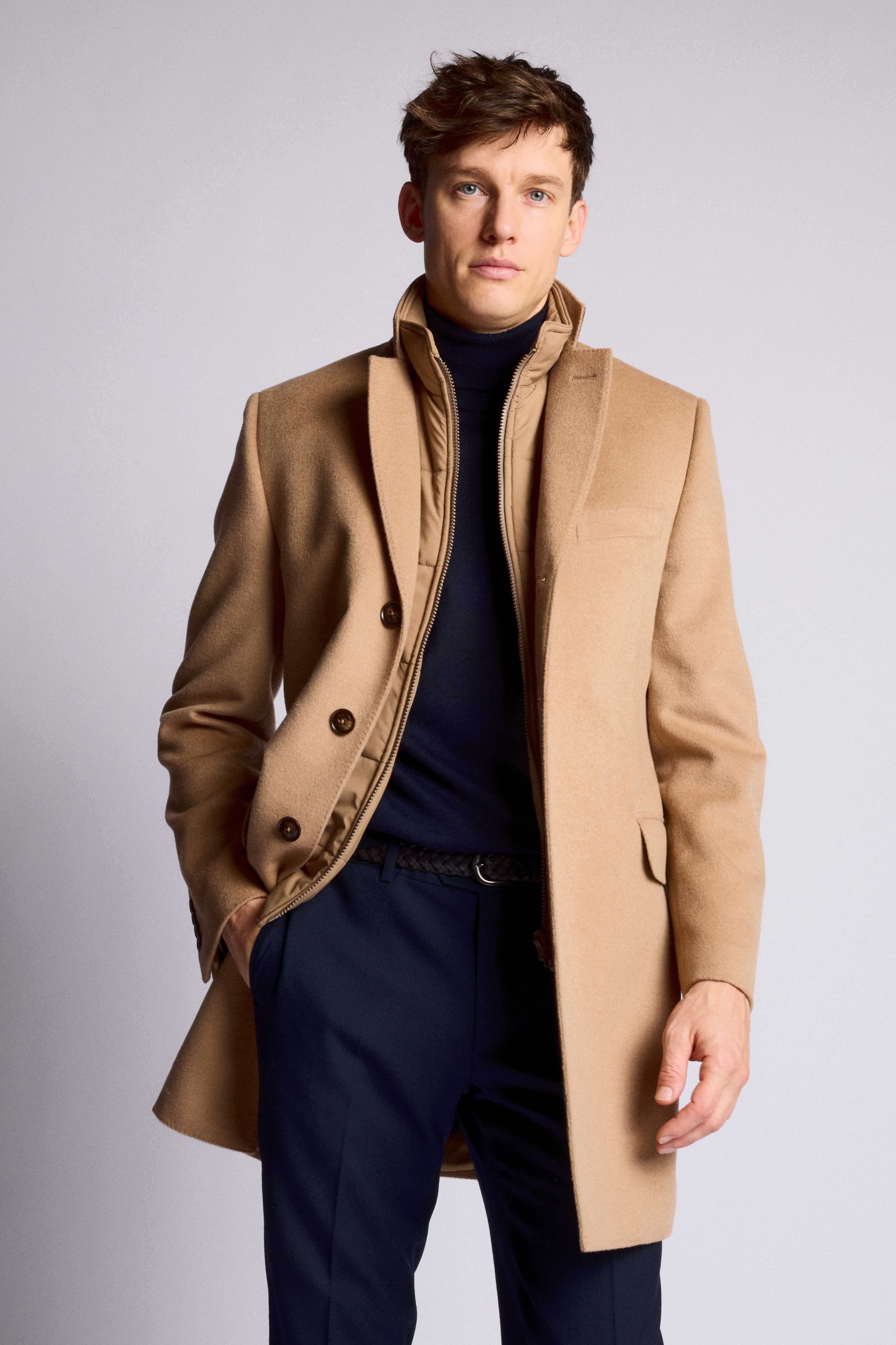 BERNARD FAY CAPPOTTO LANA CON GILET