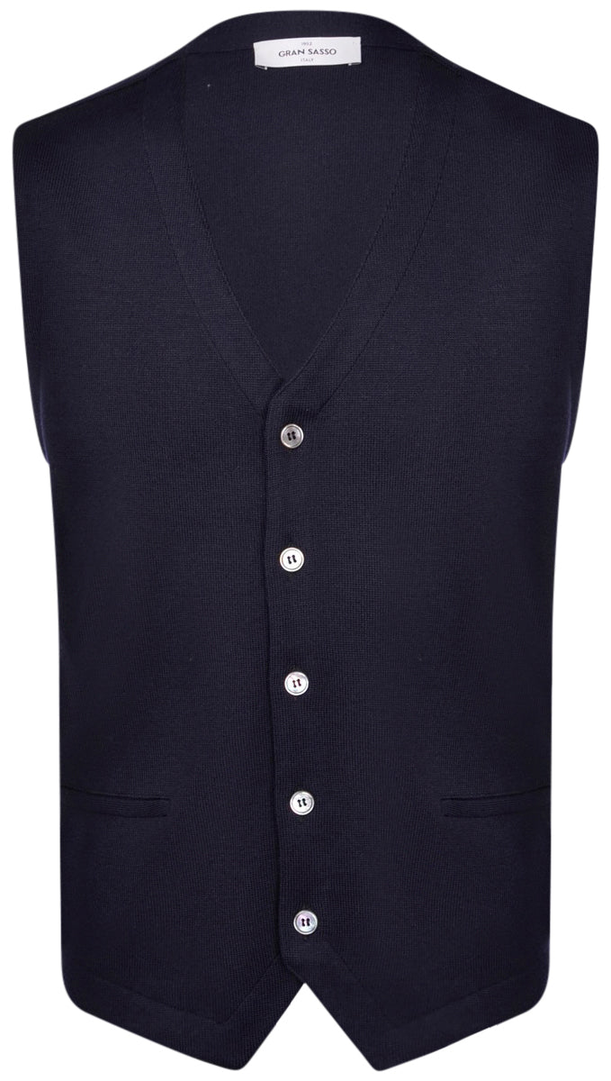 GRANSASSO GILET PANCIOTTO MERINO