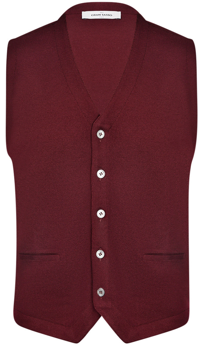GRANSASSO GILET PANCIOTTO MERINO