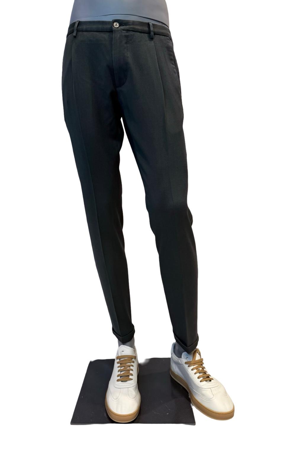 SANTANIELLO Pantalone in Lana Lavata