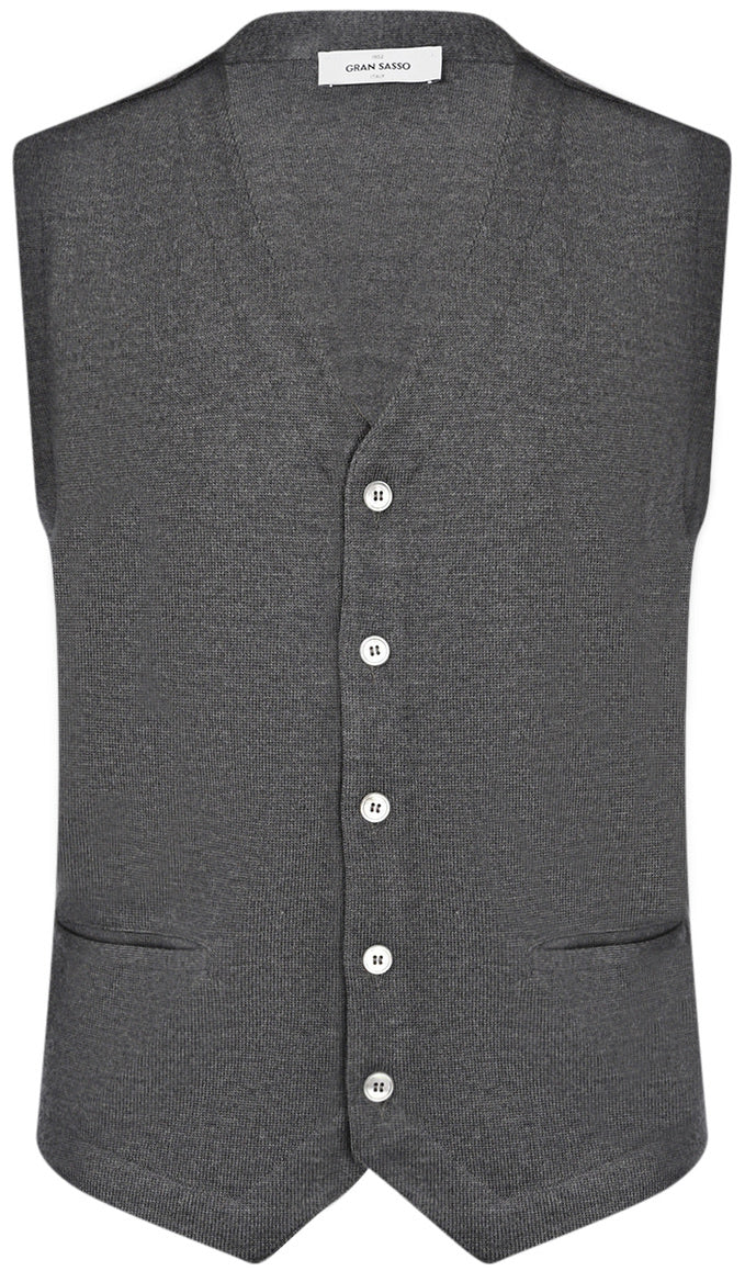 GRANSASSO GILET PANCIOTTO MERINO