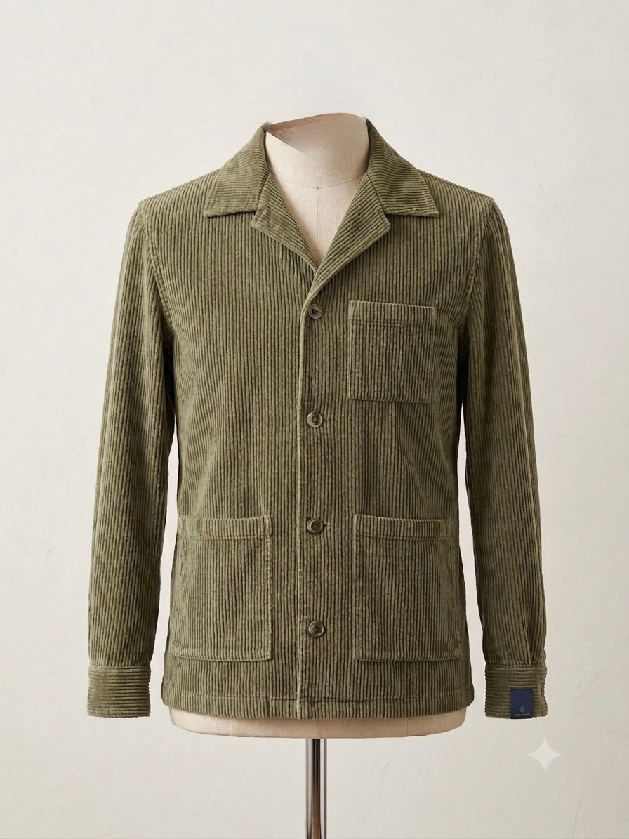 SANTANIELLO Giacca Camicia Velluto