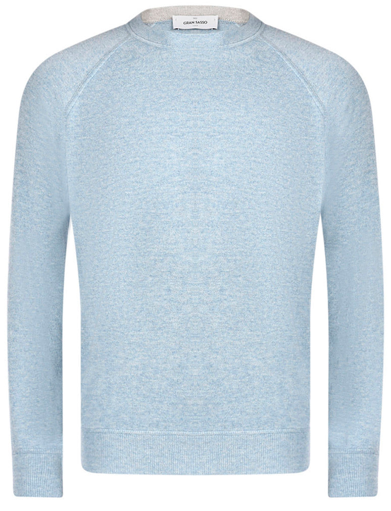 GRANSASSO FELPA IN LANA CASHMERE