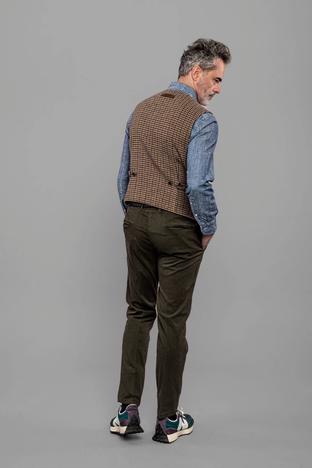 THE JACK GILET SCAMOSCIATO "LORRY"