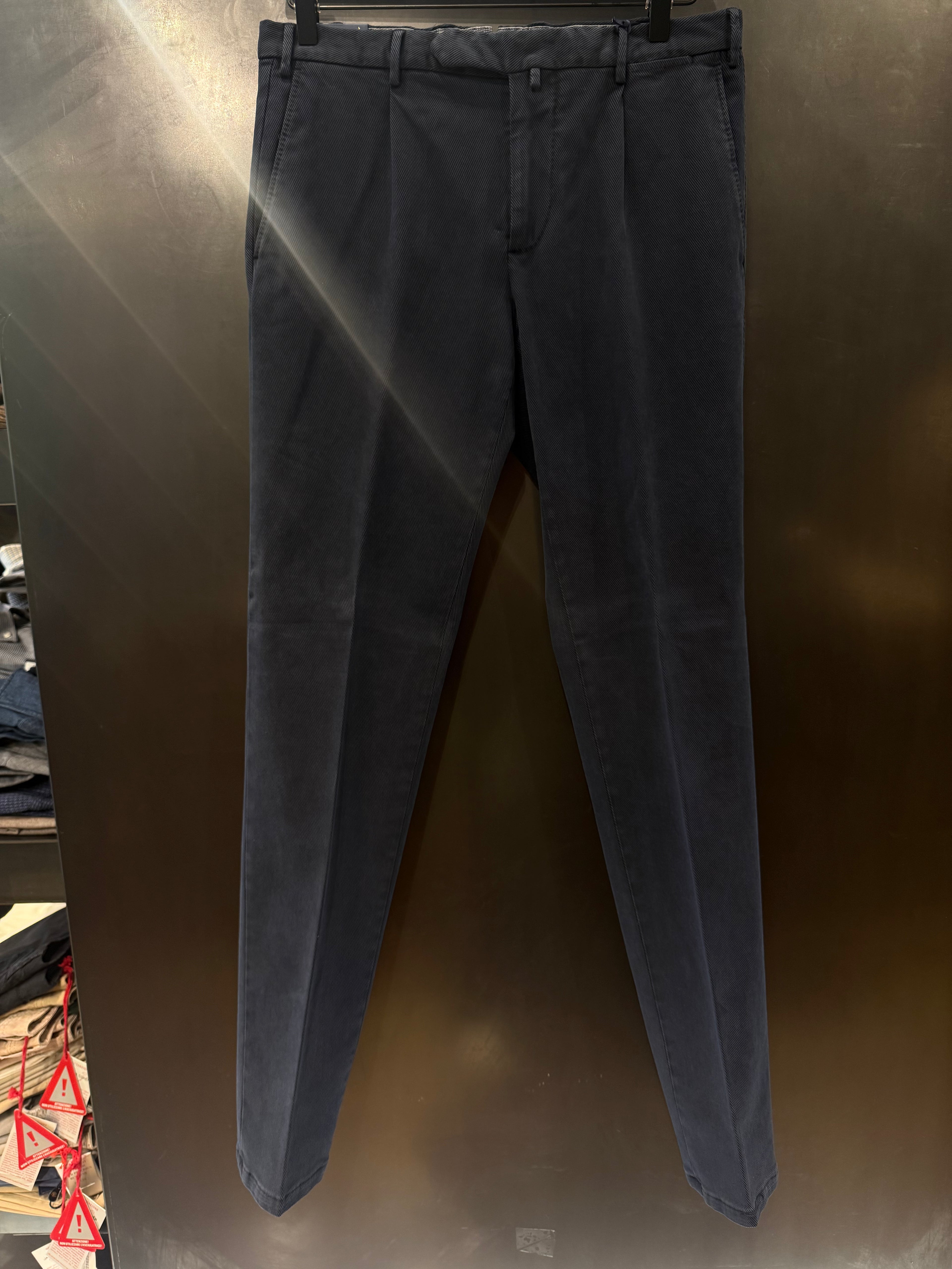 SANTANIELLO PANTALONE PINCES CAVALLERY di COTONE