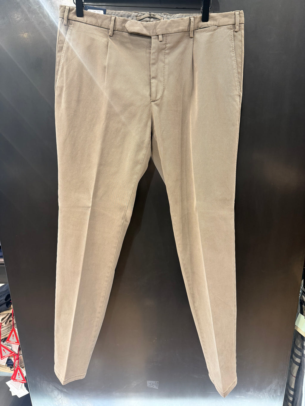 SANTANIELLO PANTALONE PINCES CAVALLERY di COTONE